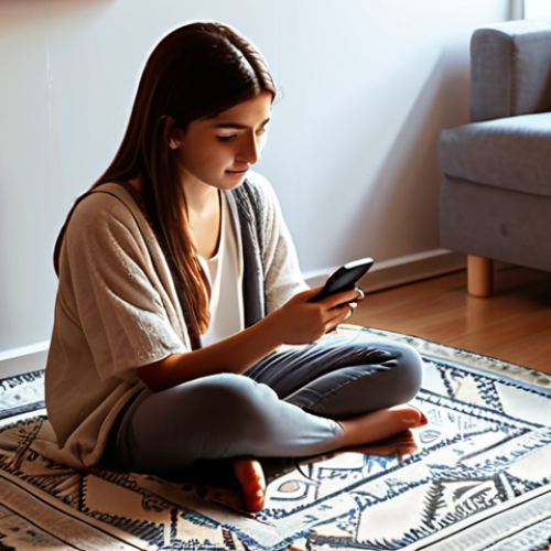 The Embrace of Digital Support**

A young Turkish person, with a calm and contemplative expression, is comfortably seated in a cozy, softly lit living space that subtly features modern Turkish decor (e.g., a contemporary pattern rug or wall art). They are gently interacting with a glowing smartphone or tablet, the soft light from the screen illuminating their face. The scene conveys a profound sense of privacy, immediate accessibility, and a non-judgmental environment, symbolizing the comfort and ease of AI-powered mental health support available anytime, anywhere, especially for those seeking discreet assistance. The mood is serene and introspective, highlighting relief and personal space. High detail, soft focus, modern digital art style.

**