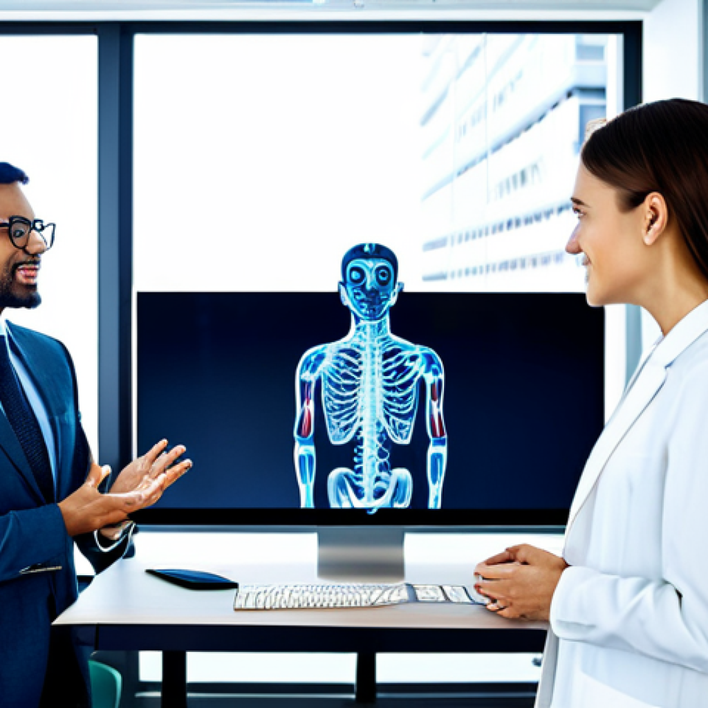 Modern Office Setting**
"A diverse team of professionals, including a psychologist, discussing AI-assisted therapy on a digital screen in a bright, modern office. Everyone is fully clothed in appropriate professional attire. The scene is collaborative and focused on ethical AI implementation. Safe for work, appropriate content, professional, perfect anatomy, natural proportions, family-friendly environment, well-lit, high-quality rendering."
**